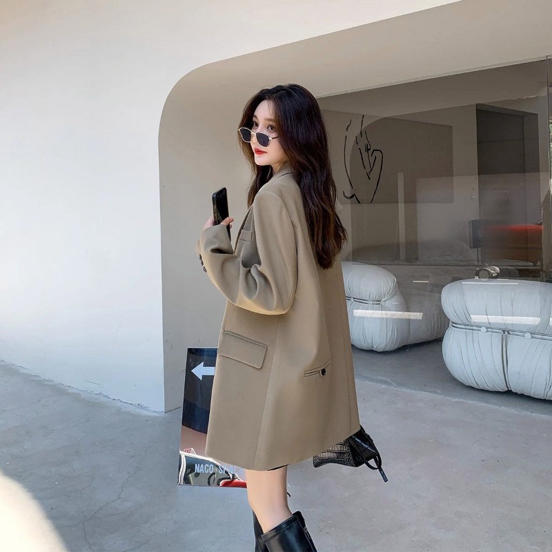 Streetwear Clothing Brands - Brand Black Blazer Women Jacket Spring