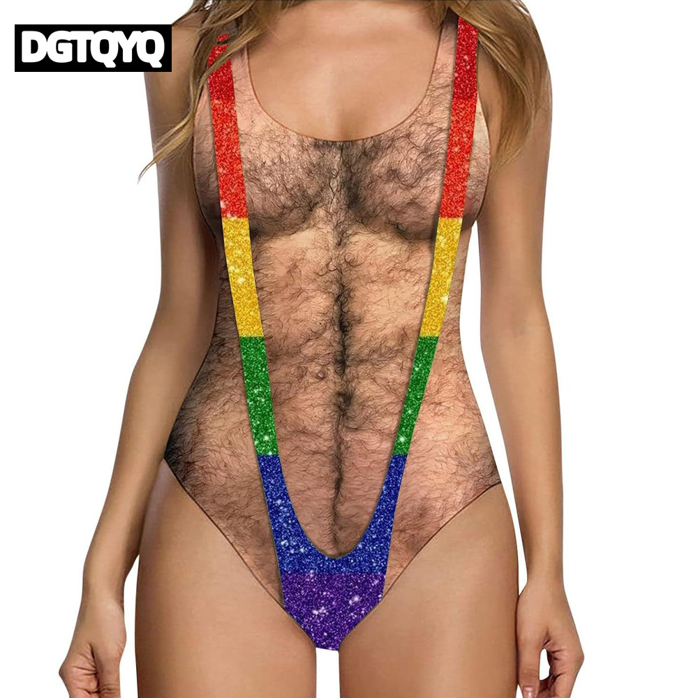 A Bathing Ape Camo - Hot Funny Borat Printed One Piece
