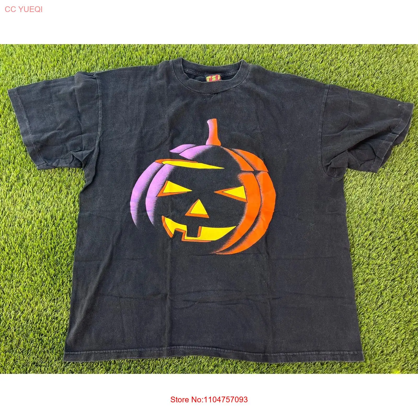 Streetwear Brand In Usa - Vintage 90s Halloween Pumpkin TSI Brand