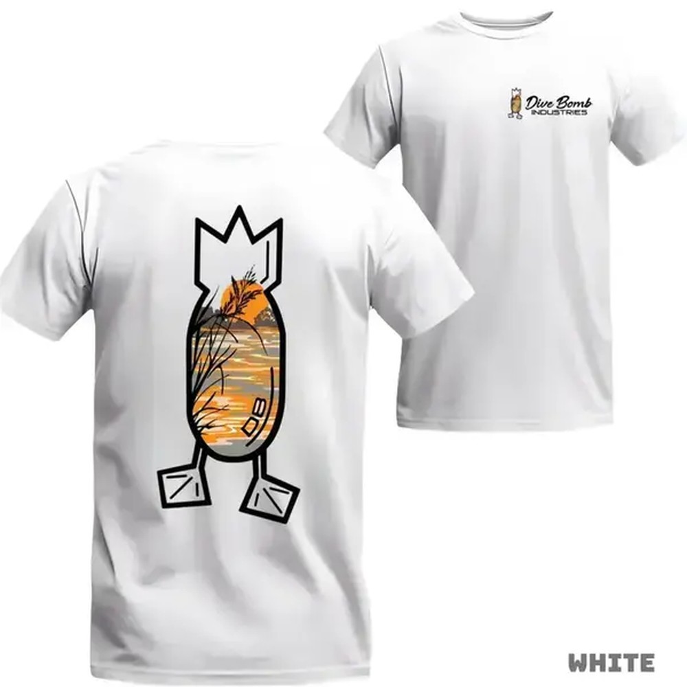 Streetwear Brand Italy - T Shirt, Sunset Outdoor Scene Logo
