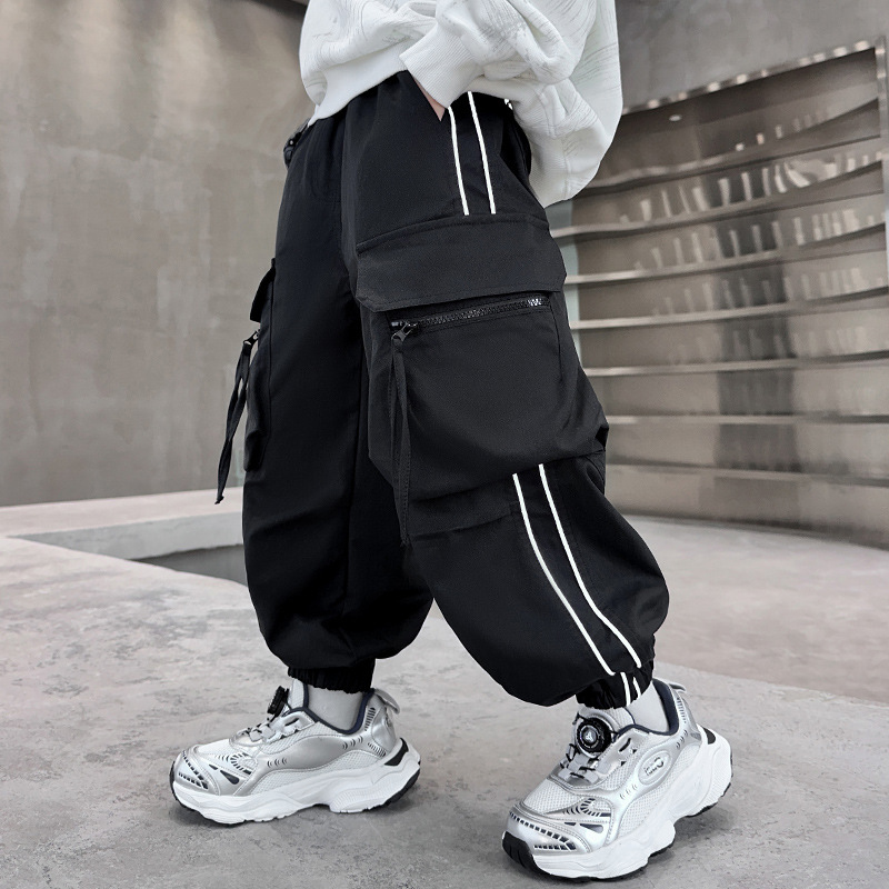 Boys Cargo Pants Large Pocket  - đánh giá và giá Streetwear Outdoor Brand