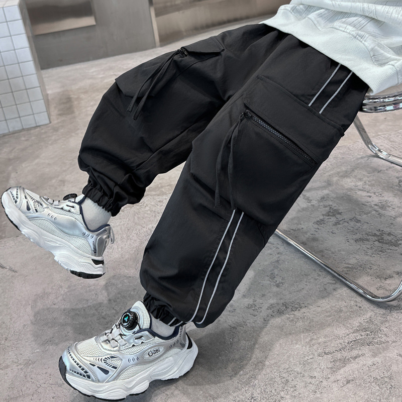 Boys Cargo Pants Large Pocket  - đánh giá và giá Streetwear Outdoor Brand