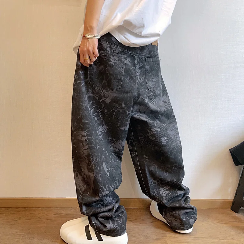 New Men Chic Snake Print Stree - đánh giá và giá Streetwear Brand Graphic Designer