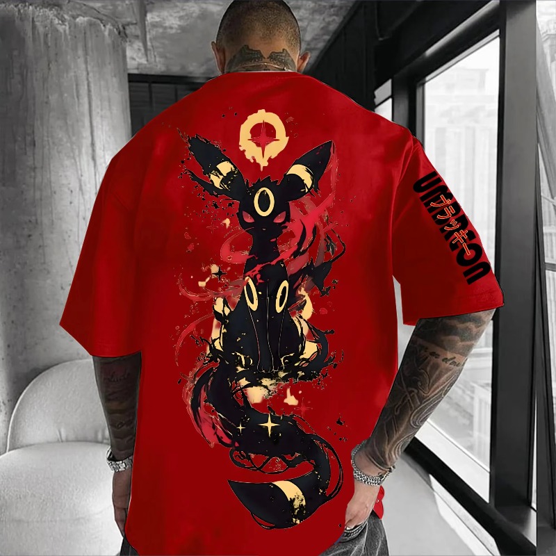 Pokémon Co-branded Print T-shi - đánh giá và giá Streetwear Brand Shoes