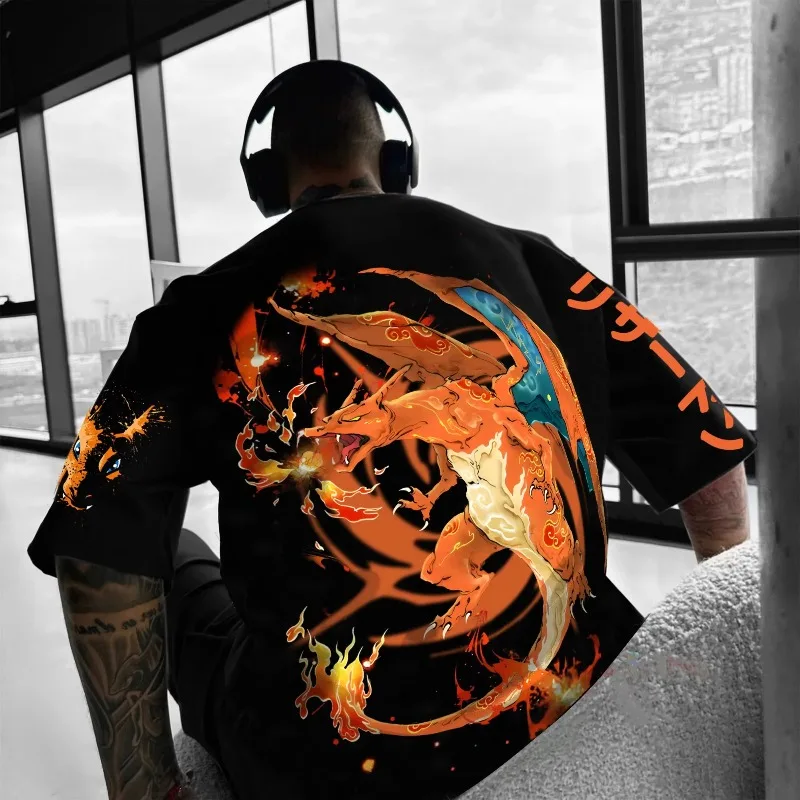 Pokémon Co-branded Print T-shi - đánh giá và giá Streetwear Brand Shoes