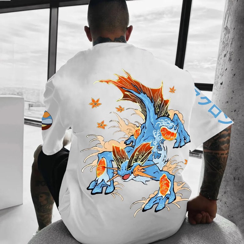 Pokémon Co-branded Print T-shi - đánh giá và giá Streetwear Brand Shoes