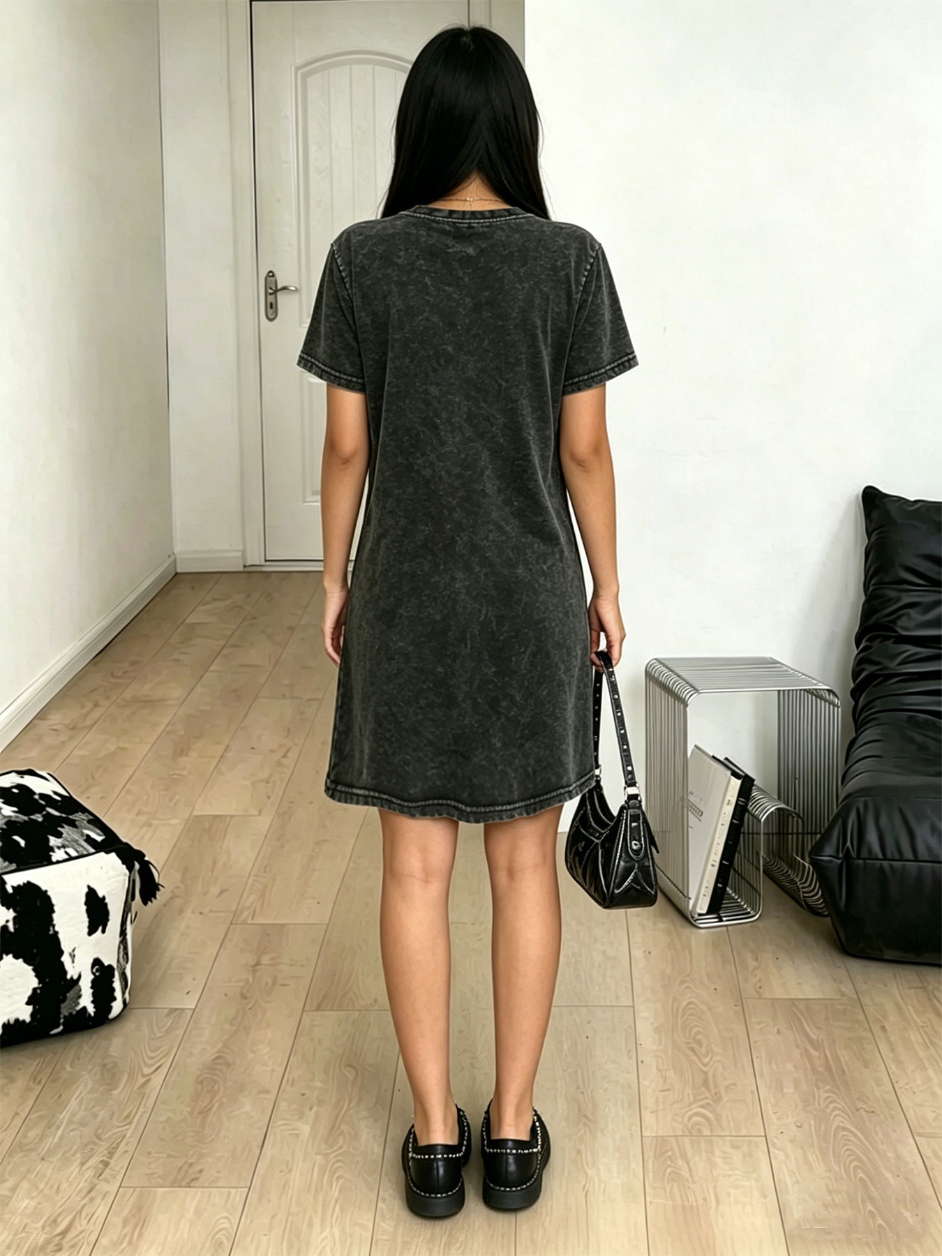 Women's washed vintage T-shirt - đánh giá và giá Streetwear Brand In Paris